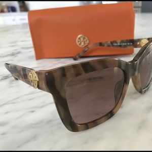 Tory Burch tortoise shell sunglasses